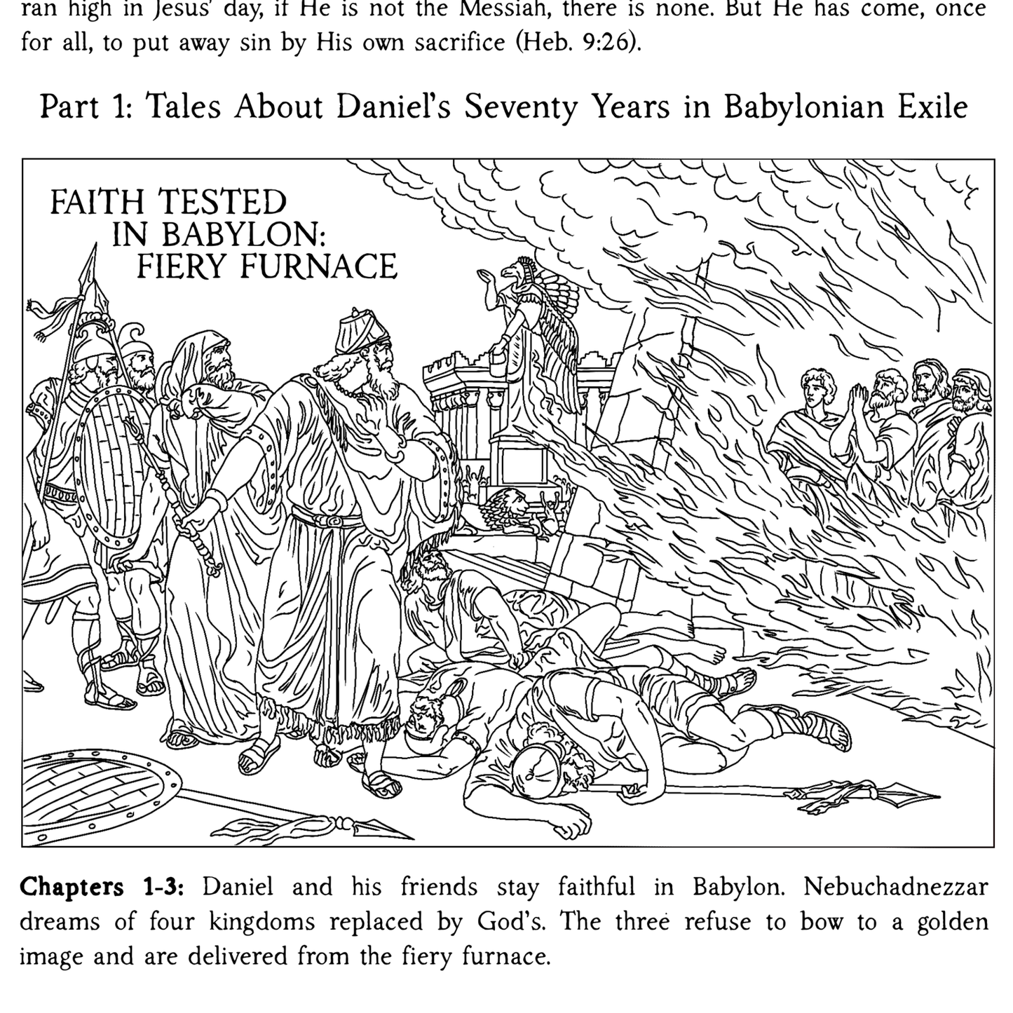 The Bible in Four Frames: THE MAJOR PROPHETS — Reflect & Color Edition