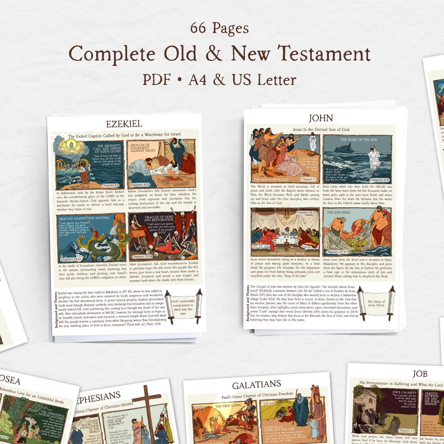 The Bible in Four Frames: GENESIS TO REVELATION