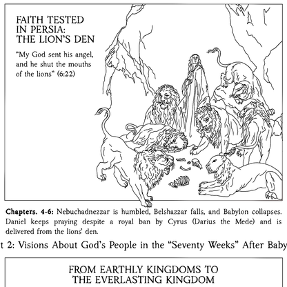 The Bible in Four Frames: THE MAJOR PROPHETS — Reflect & Color Edition