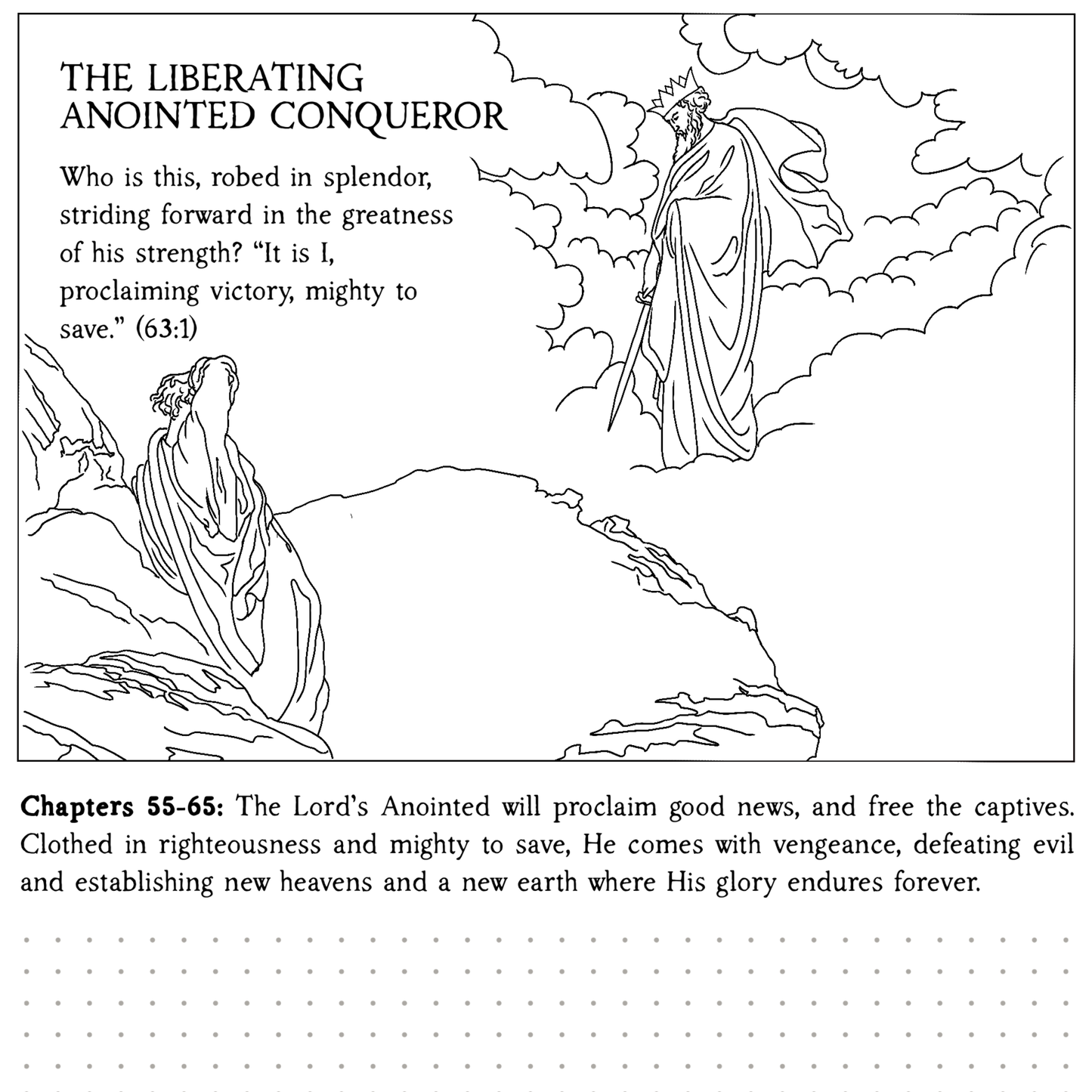 The Bible in Four Frames: THE MAJOR PROPHETS — Reflect & Color Edition