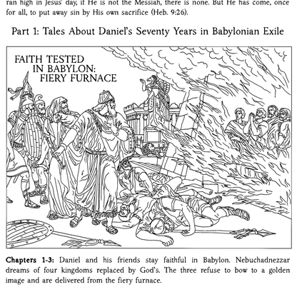 The Bible in Four Frames: THE MAJOR PROPHETS — Reflect & Color Edition