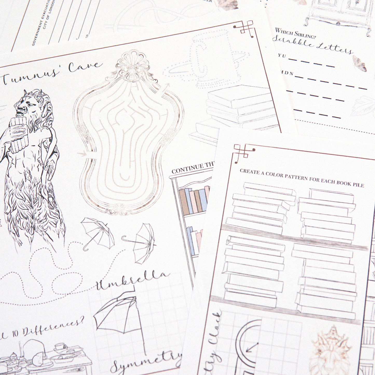 Narnia Activity Placemats