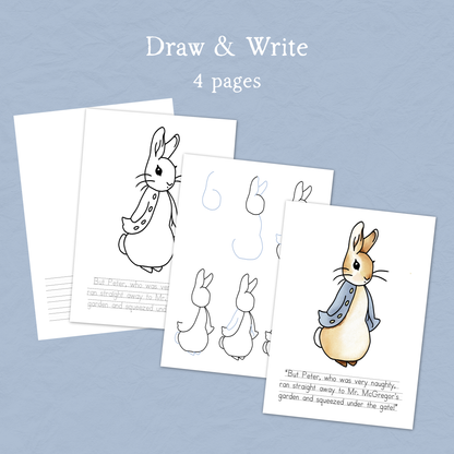 Peter Rabbit Draw and Write Activity | Beatrix Potter