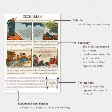 The Bible in Four Frames: Genesis to Revelation Bible Inserts