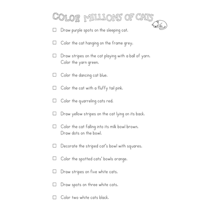 I Spy Millions of Cats | Counting & Coloring Activity (Wanda Gág)