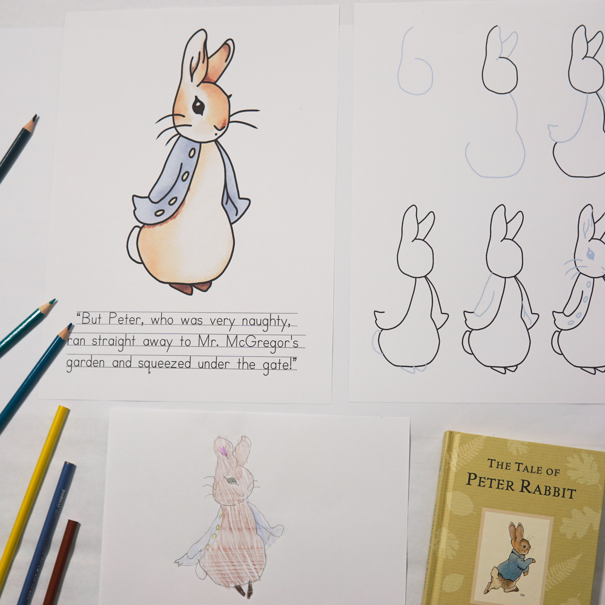 Peter Rabbit Draw and Write Activity | Beatrix Potter