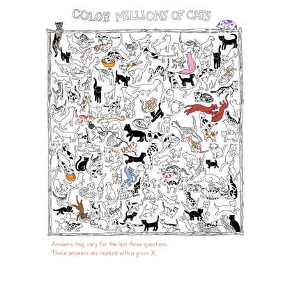 I Spy Millions of Cats | Counting & Coloring Activity (Wanda Gág)