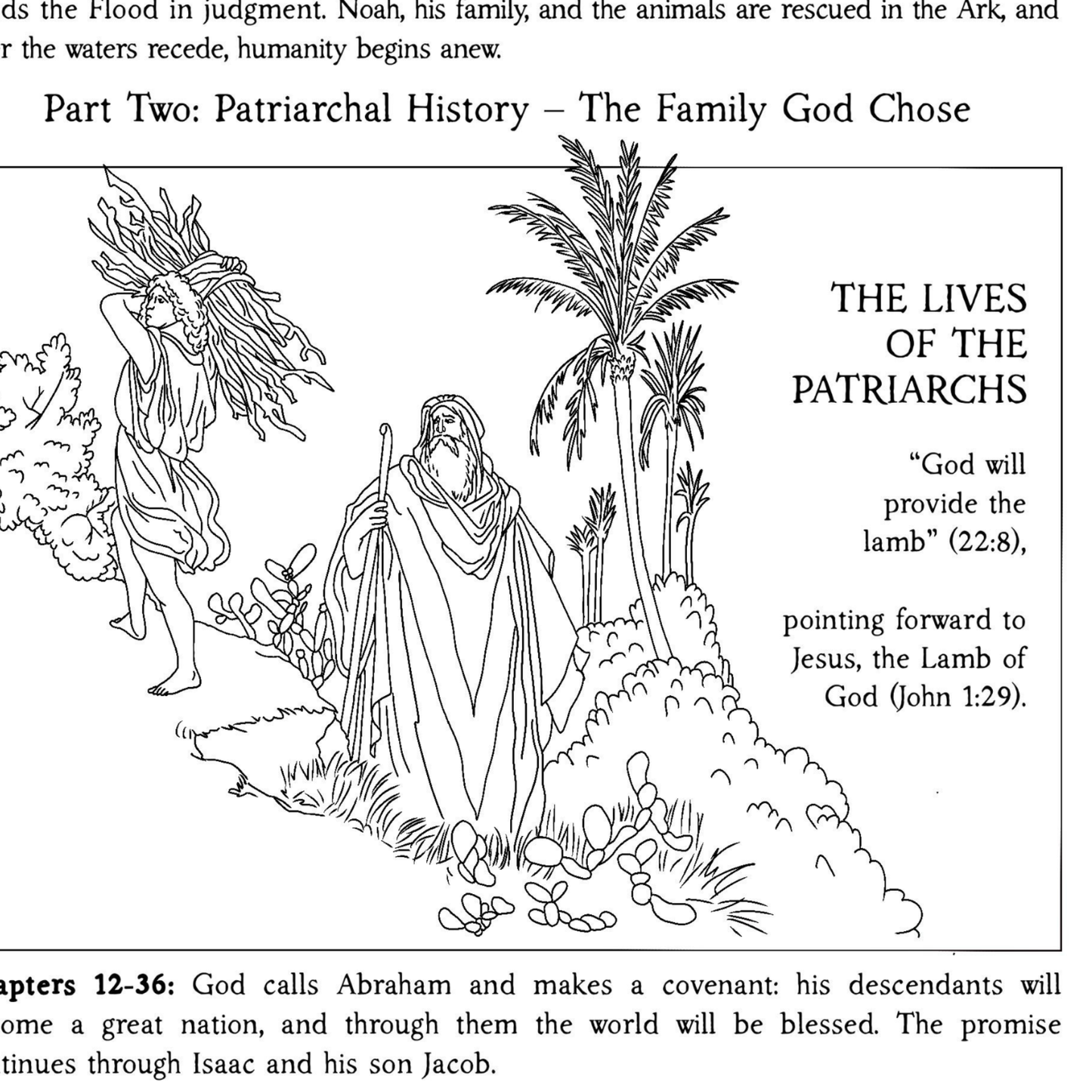 The Bible in Four Frames: THE PENTATEUCH — Reflect & Color Edition