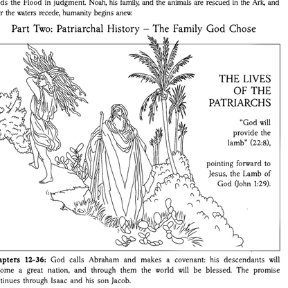 The Bible in Four Frames: THE PENTATEUCH — Reflect & Color Edition