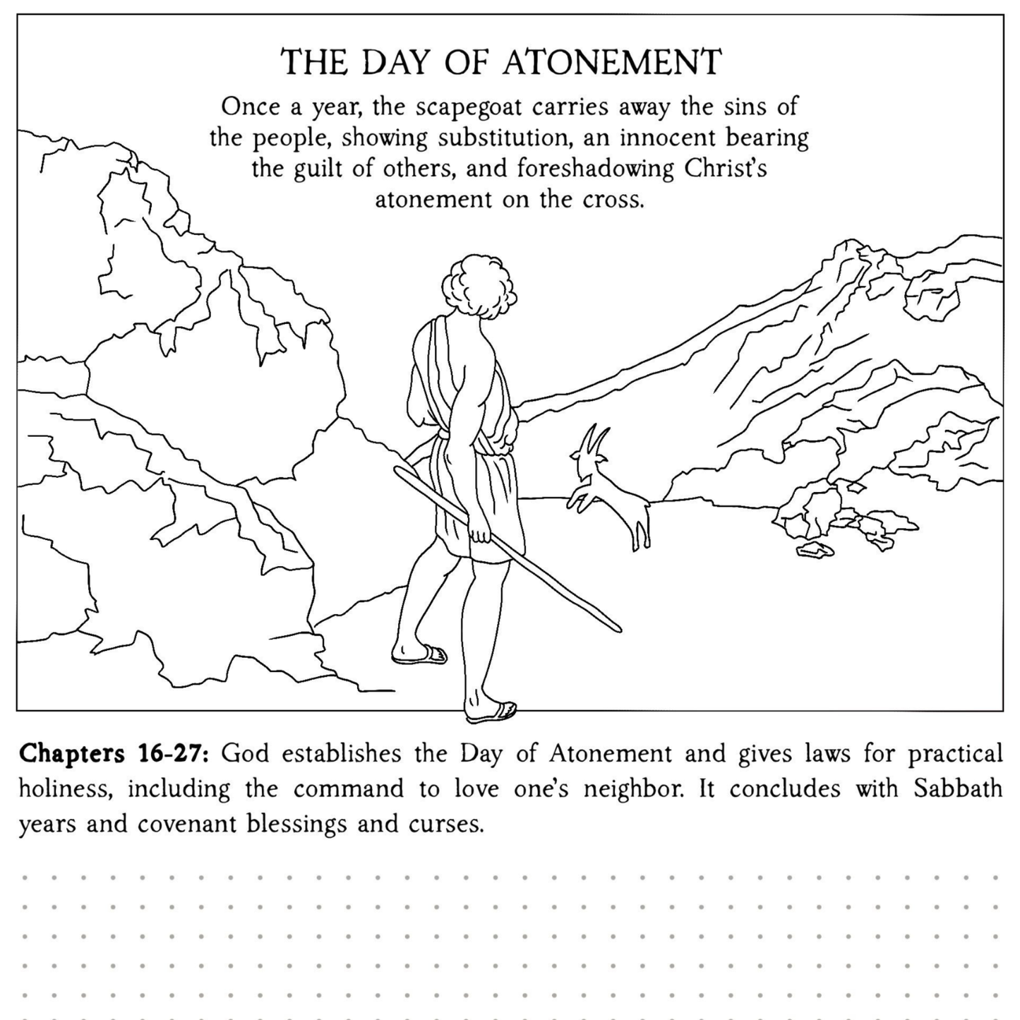 The Bible in Four Frames: THE PENTATEUCH — Reflect & Color Edition