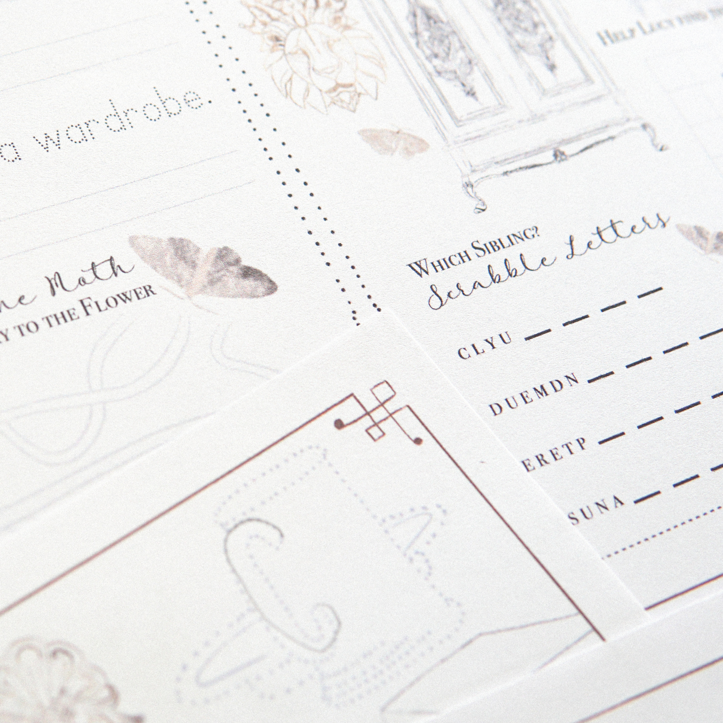 Narnia Activity Placemats