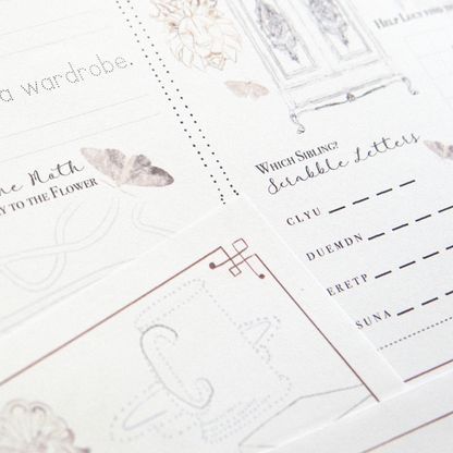 Narnia Activity Placemats