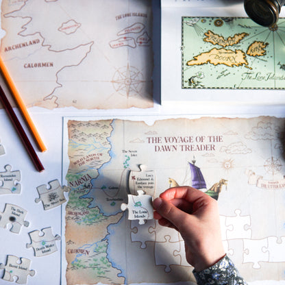 The Voyage of the Dawn Treader Map Activity Pack | Narnia Journey Puzzle Map