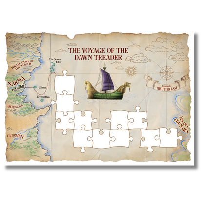 The Voyage of the Dawn Treader Map Activity Pack | Narnia Journey Puzzle Map