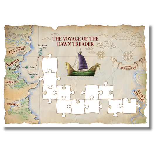 The Voyage of the Dawn Treader Map Activity Pack | Narnia Journey Puzzle Map