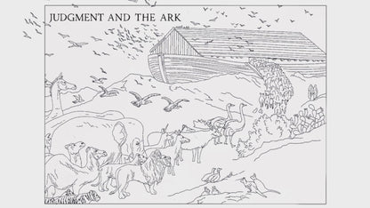 The Bible in Four Frames: THE PENTATEUCH — Reflect & Color Edition